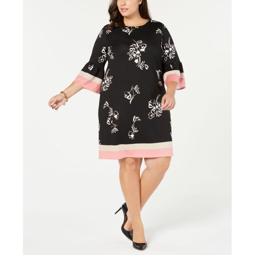 Alfani Plus Size Printed Scuba Dress